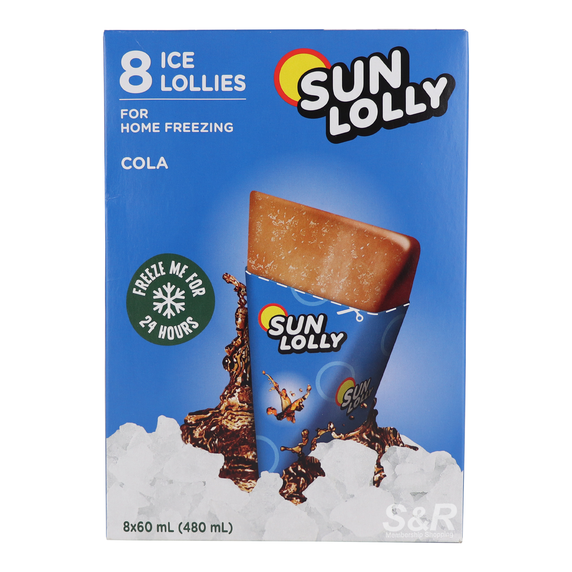 Sun Lolly Ice Pop Cola 8pcs
